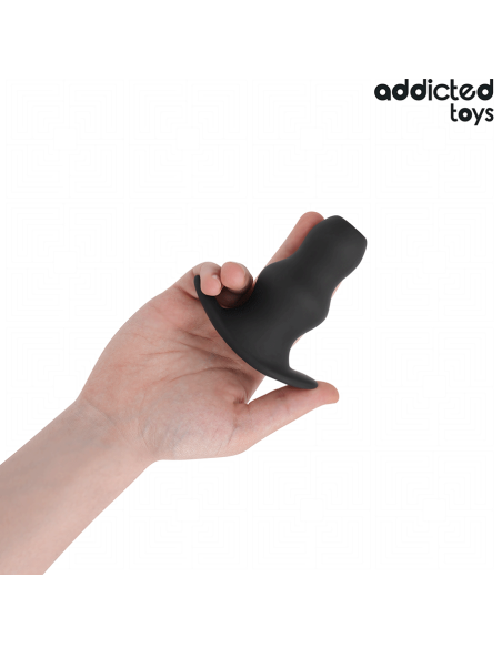 ADDICTED TOYS - HOLLOW ANAL PLUG SILICONE SIZE M 9.6 CM