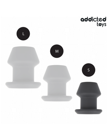 ADDICTED TOYS - EXTREME HOLLOW ANAL PLUG SILICONE SIZE S 7.5 CM