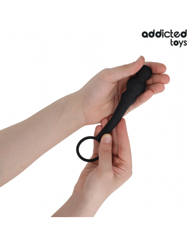 ADDICTED TOYS - ANAL PLUG WITH RING SILICONE MODEL 1