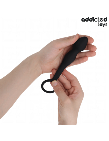 ADDICTED TOYS - ANAL PLUG WITH RING SILICONE MODEL 2