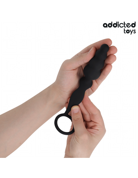ADDICTED TOYS - ANALINIS KAIŠTIS SU ŽIEDU, SILIKONINIS, MODELIS 5