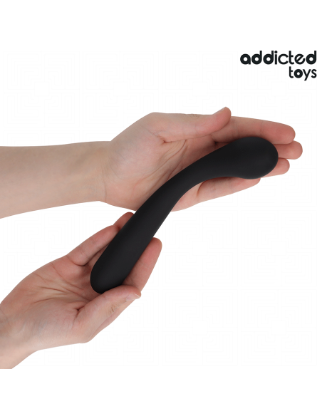 ADDICTED TOYS - Dvigubas analinis masažuoklis iš silikono 22,5 cm