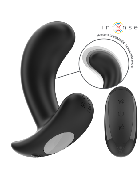 INTENSE - CHANDLER ANALINIS KOLBAS 10 VIBRACIJŲ JUODAS NUOTOLINIO VALDYMO PULTAS