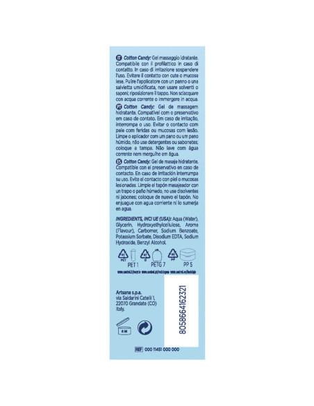 CONTROL - COTTON CANDY MASSAGE GEL 3 IN 1 200 ML