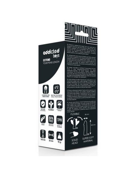ADDICTED TOYS - EXTEND YOUR PENIS 16 CM