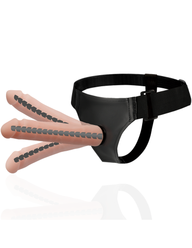 HARNESS ATTRACTION - DERICK ARTICULABLE FLESH 22.5 CM -O- 4.5 CM