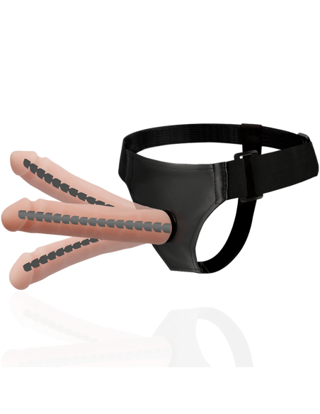 HARNESS ATTRACTION - DERICK ARTICULABLE FLESH 22.5 CM -O- 4.5 CM