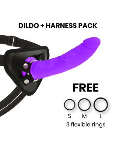 DELTA CLUB - TOYS ARNES DONG PURPLE SILICONE 20 CM -O- 4 CM