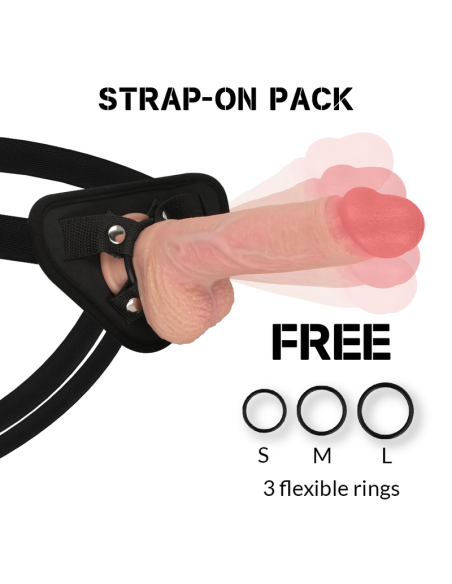 ROCKARMY - HARNESS HAWK ROTATOR AND VIBRATOR 22 CM -O- 4.6 CM