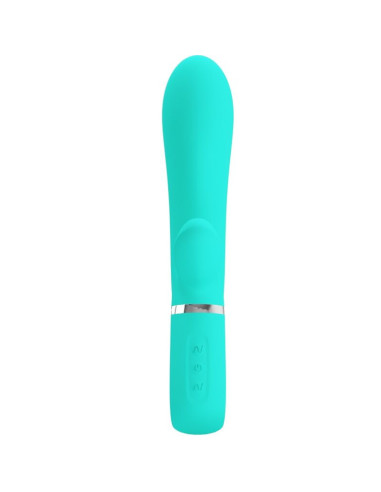PRETTY LOVE - THOMAS DAUGIAFUNKCINIS G-SPOT VIBRATORIUS ŽALIAS AQUA ŽALIAS
