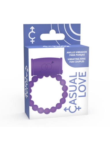 CASUAL LOVE - 25 VIBRACINIAI ŽIEDAI PORAI, VIOLETINIS