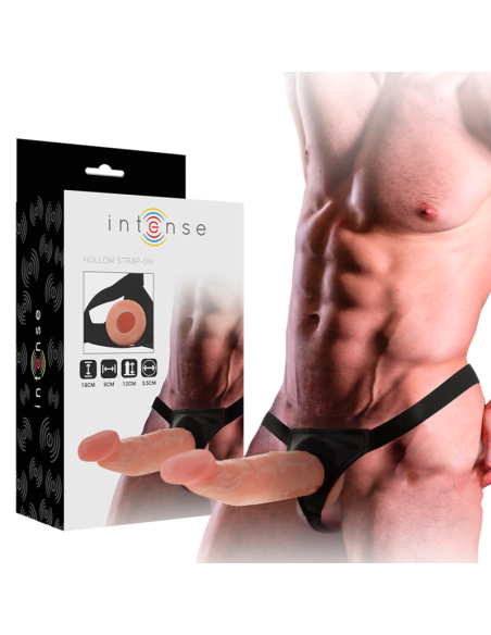 INTENSE - TUŠČIABUČIAI DIRŽAI SU DILDO 18 X 3,5 CM