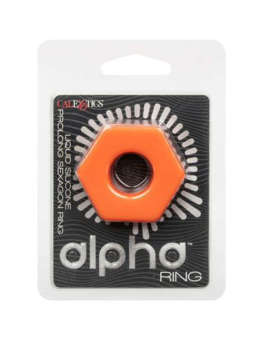 CALEXOTICS - ALPHA PROLONG ŠEŠTAKAMPIS ŽIEDAS ORANŽINIS