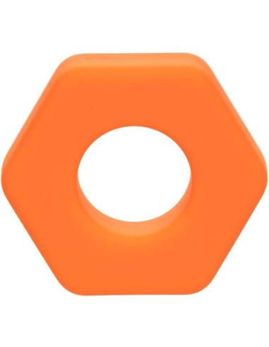 CALEXOTICS - ALPHA PROLONG SEXAGON RING ORANGE