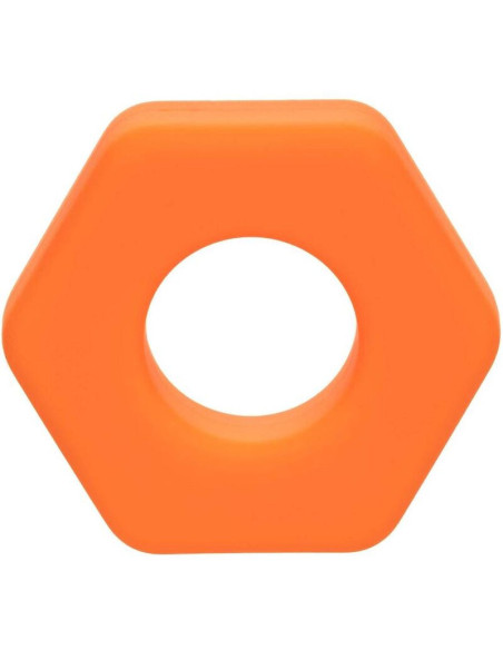 CALEXOTICS - ALPHA PROLONG SEXAGON RING ORANGE