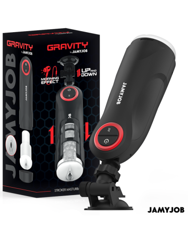 JAMYJOB - GRAVITY AUTOMATINIS VAGINOS MASTURBATORIUS SU 5 STUMIMO REŽIMAIS IR GARSO EFEKTU
