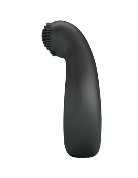 PRETTY LOVE - DAHLIA VIBRATING RING CLITORIS STIMULATOR 12 VIBRATIONS BLACK