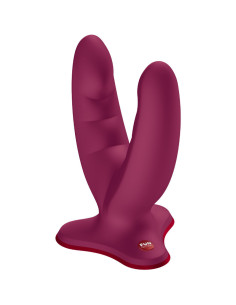 FUN FACTORY - RYDE DVIGUBAS DILDO VYNO RAUDONAS