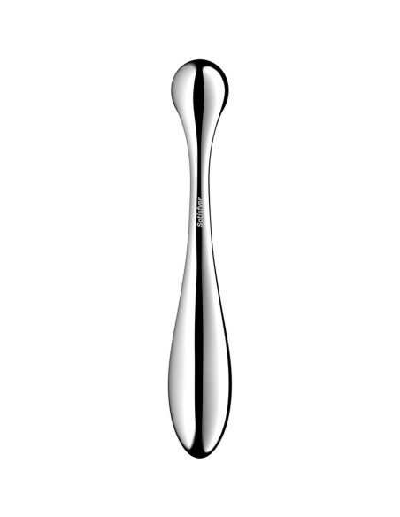 SATISFYER - STAR FORCE 4 NERŪDĖJANČIO PLIENO DVIGUBAS DILDO