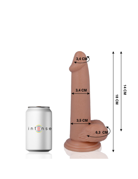 MR INTENSE - 10 REALISTINIŲ PADAŽŲ 18 CM - O - 3,4 CM