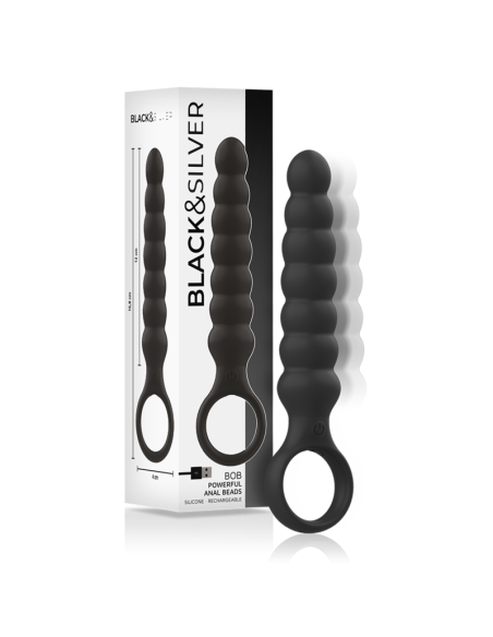 BLACKandSILVER - BOB GALINGAS SILIKONINIS ANALINIS PLĖTIKLIS