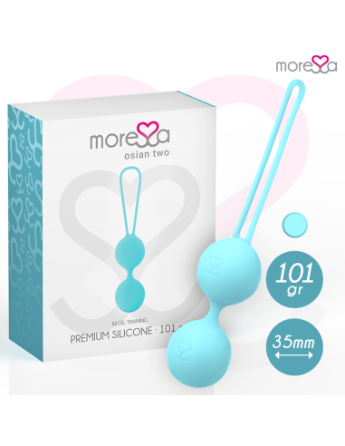 MORESSA - OSIAN TWO PREMIUM TURKIO SPALVOS SILIKONINIAI RANKŠLUOSČIAI