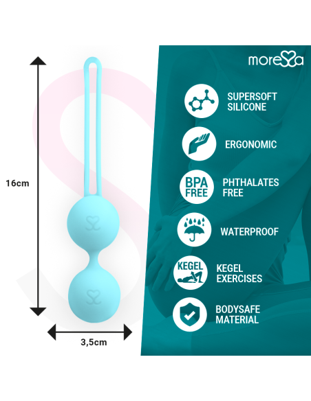 MORESSA - OSIAN TWO PREMIUM TURKIO SPALVOS SILIKONINIAI RANKŠLUOSČIAI