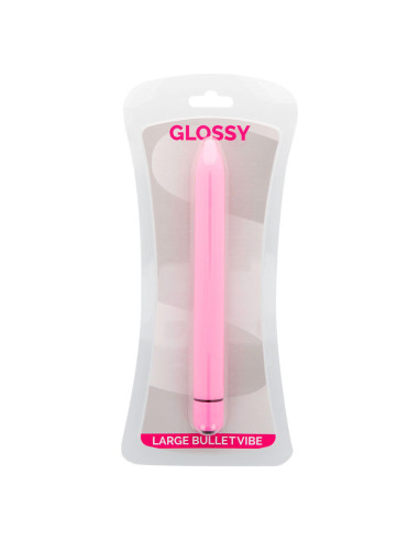 GLOSSY - PLONAS VIBRATORIUS ROŽINĖS SPALVOS