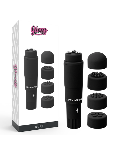 GLOSSY – KURT KIŠENINIS MASAŽUOKLIS, JUODAS