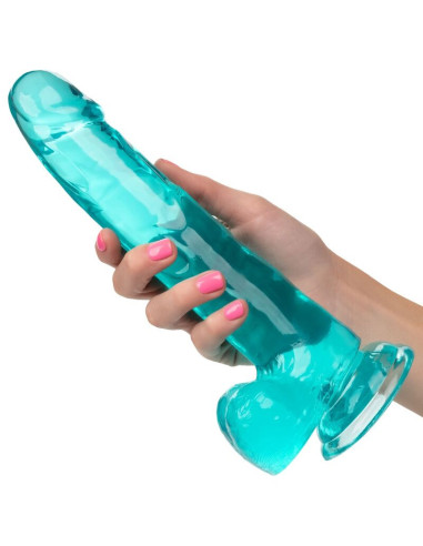 CALEXOTICS - SIZE QUEEN DILDO BLUE 20.3 CM