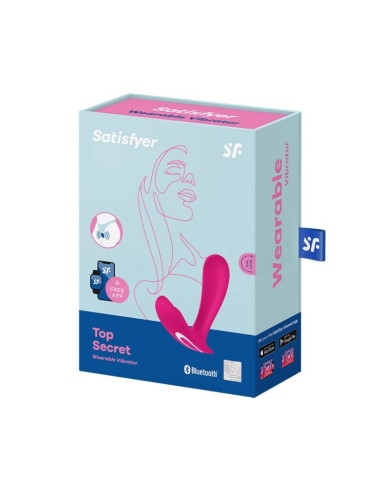 SATISFYER - TOP SECRET VIBRATOR PINK
