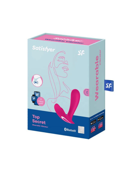 SATISFYER – itin slaptas rožinis vibratorius