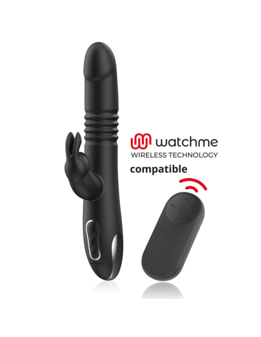 BLACKandSILVER - KENJI STIMULATING VIBE COMPATIBLE WITH WATCHME WIRELESS TECHNOLOGY