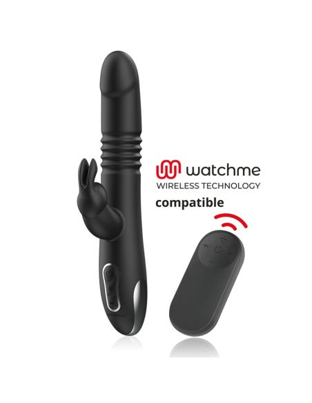 BLACKandSILVER - KENJI STIMULATING VIBE COMPATIBLE WITH WATCHME WIRELESS TECHNOLOGY