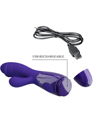 PRETTY LOVE - SNAPPY YOUTH VIBRATOR and G-SPOT STIMULATOR VIOLET