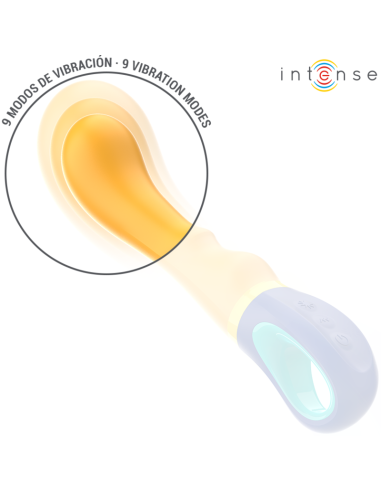 INTENSE - SHAGGY G-SPOT VIBRATOR YELLOW