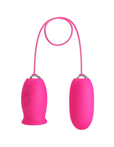 PRETTY LOVE - DAISY VIBRATING EGG CLITORIS STIMULATING TONGUE PINK
