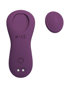 PRETTY LOVE - MANE LAY ON CLITORIS MASSAGER 10 VIBRATIONS REMOTE CONTROL PURPLE 2