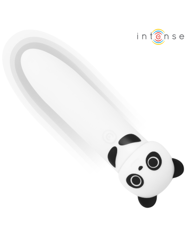INTENSE - POH PANDA VIBRUOJANTI KULKA, ĮKRAUNAMAS USB, 10 X 2,2 CM