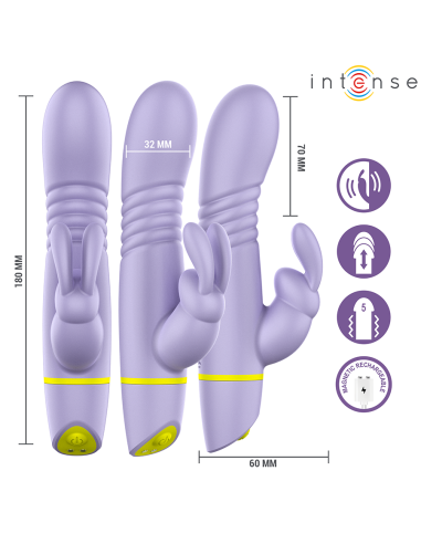 INTENSE - HELEN RABBIT STIMULATOR ir THRUSTING VIBRATOR