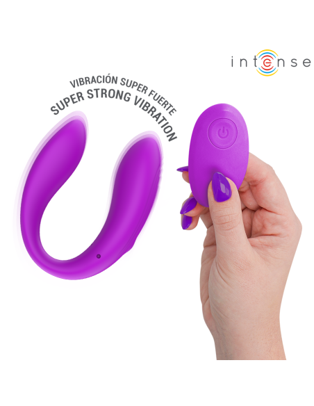 INTENSE - NORA VIBRATING CLAMP STIMULATOR PURPLE