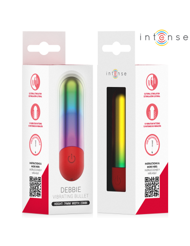 INTENSE - DEBBIE RAINBOW CLITORIS VIBRATING BULLET