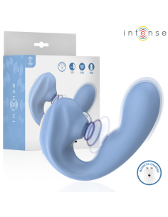 INTENSE - GINA MULTIFUNCTION CLITORAL STIMULATOR BLUE