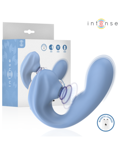INTENSE - GINA MULTIFUNCTION CLITORAL STIMULATOR BLUE