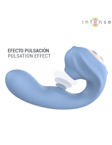 INTENSE - GINA MULTIFUNCTION CLITORAL STIMULATOR BLUE