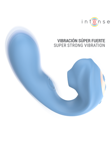 INTENSE - GINA MULTIFUNCTION CLITORAL STIMULATOR BLUE