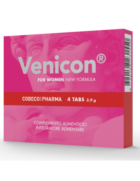 COBECO - VENICON MOTERŲ LYTINIO POTRAUKIO PAPILDAS 4 KAPSULĖS