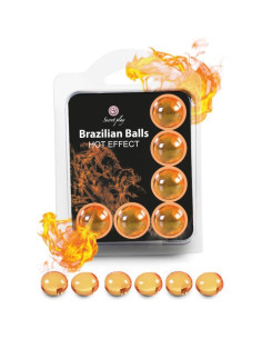 SECRETPLAY - SET 6 BRAZILIAN BALLS HEAT EFFECT