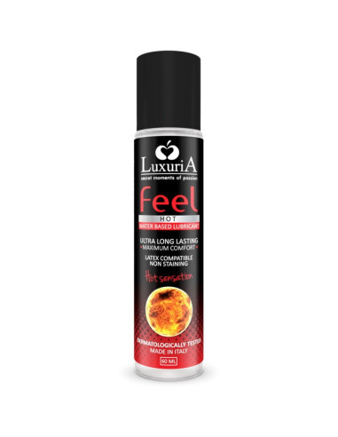 INTIMATELINE – LUXURIA FEEL HOT SENSATION VANDENS PAGRINDU LUBRIKANTAS 60 ML