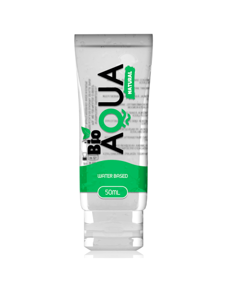 BIOAQUA - Lubrikantas, pagamintas iš natūralių ingredientų, vandens pagrindu, 50 ml